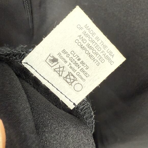 Show Me Your Mumu Rome Twist Gown Size XXL Black Wedding Bridesmaid Maxi Dress - Picture 9 of 11